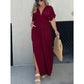 🔥49% OFF💗2024 New Slit v-neck effortless maxi long dress