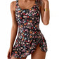 👙Last Day Sale 50% OFF💃Women's One Piece Tummy Control Tie Knot Swimsuit💕