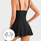 👙Last Day Sale 50% OFF💃Women's One Piece Tummy Control Tie Knot Swimsuit💕