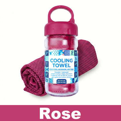⏰Last Day Buy 1 Get 1 Free❄💦Cold Sweat Towel You Can Use Anywhere, Anytime! Reusable Soft Absorbent Cooling Portable– UK Ready! 🇬🇧
