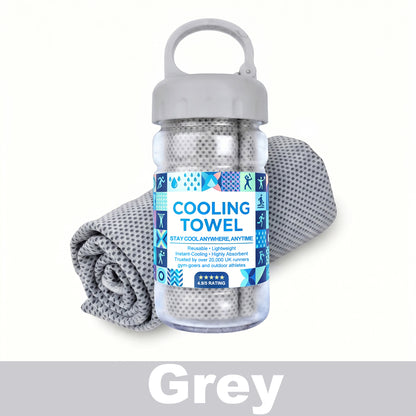 ⏰Last Day Buy 1 Get 1 Free❄💦Cold Sweat Towel You Can Use Anywhere, Anytime! Reusable Soft Absorbent Cooling Portable– UK Ready! 🇬🇧