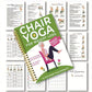 🧘‍♀️Hot Sale🔥30-Day Chair Yoga Weight Loss Spiral Notebook & Exercise Guide📘