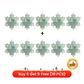 🎄Christmas Pre Sale￡6.99!!☃️🌊Snowflake-Shaped Sea Glass Friendship Decor❄✨ Shaped by Nature & Crafted by Hand!