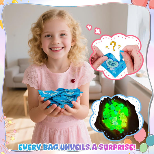 🏆HOT SALE BUY 2 GET 1 FREE ⏰Mini Glow in The Dark Animal Resin Models