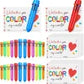 ⚡LAST DAY 50% OFF - Valentine's Day Gift 16/32 Exchange Gift for Student with Multicolor Ballpoint Pen and Cards🎨