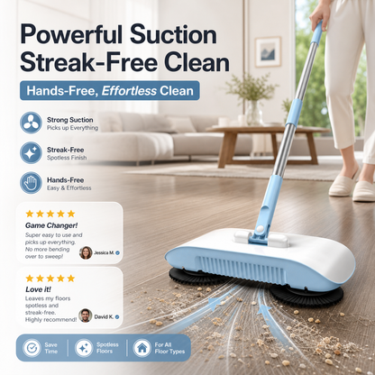🔥50% Off Hot Sale🧹Smart Robot Vacuum Cleaner with Mop & Broom✨🍃