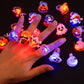 🔥🎃Spooky Season Hot Sale 50% OFF:£12.99‼️✨LED Light Halloween Glowing Ring 💍| Flashing Light‑Up Party Favor for Halloween Night👻