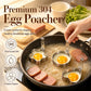 🍳 BUY 1 GET 1 FREE💥LIMITED-TIME 50% OFF! 304 Stainless Steel Egg Ring Mold, Multi-Shape Non-Stick Fried Egg Shaper for Breakfast