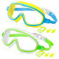 🔥LAST DAY – ONLY £9.99!!🏆#1 Bestselling🏊‍♀️HD children's large frame waterproof and anti-fog swimming goggles