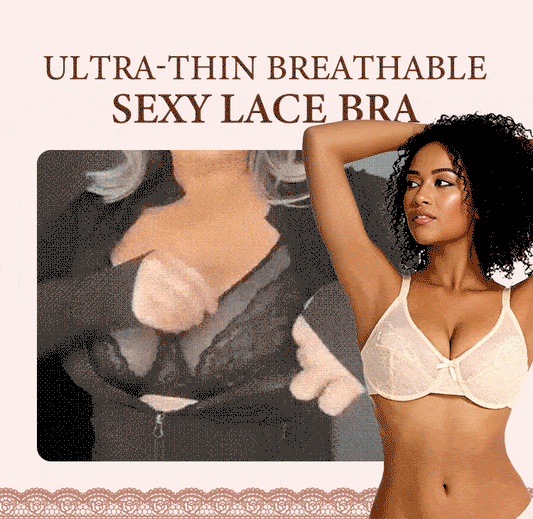 🏆 LIMITED-TIME 50% OFF! 💐Minimal lace bra with full coverage👙