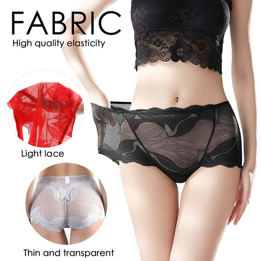 💋Last Day - Buy 1 Get 3 PCS🔥 -Ladies Silk Lace Handmade Underwear Pack ✨