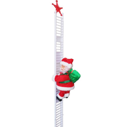 🎄Christmas Promotion 49% OFF🎁Electric Fireplace Climbing Santa Claus Musical Toys