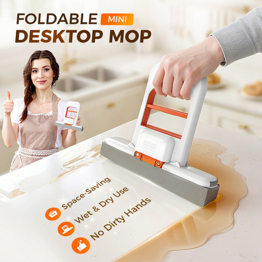 🧹LAST DAY SALE  £7.99!!⚡50K+ SOLD💕Mini Portable Self-Squeezing Mop✨Hands-Free Compact Cleaning Mop