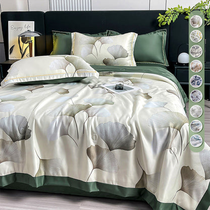 ❄️Summer Limited Sale-50%Off🛌Cooling Breathable Floral Bed Sheet (4-Piece Set)