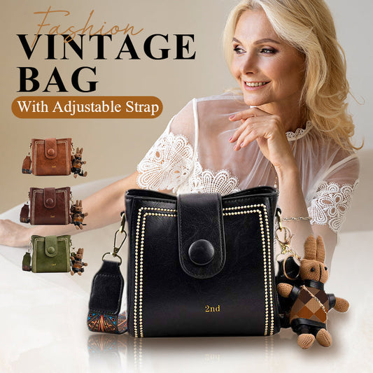 👜Vintage Fashion Bag with Adjustable Wider Shoulder Strap✨Free shipping