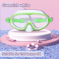 🔥LAST DAY – ONLY £9.99!!🏆#1 Bestselling🏊‍♀️HD children's large frame waterproof and anti-fog swimming goggles