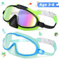 🔥LAST DAY – ONLY £9.99!!🏆#1 Bestselling🏊‍♀️HD children's large frame waterproof and anti-fog swimming goggles