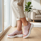 ☀️ 50% Off – Women's Breathable Knit Platform Sandals | Lightweight Comfort & Style👟