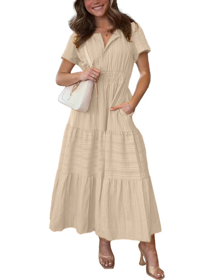 49% OFF💥Women's Boho A-line Flowy Maxi Dress