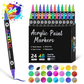 ✨️Amazing 50% Off！👩‍🎨Recommended by Painters！🌈A Must‑Have for Painting Enthusiasts!🌈Dual Tip Acrylic Paint Pen Marker