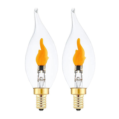 🔥LAST DAY 49% OFF💡LED Flickering Flame Decoration Light Bulbs -Perfect Ambiance for Halloween Christmas
