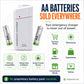 🔋 Emergency Phone Charger | AA Battery Powered Portable Power Bank | No Charging Needed | Built-In LED Flashlight for Travel, Camping & Emergencies 🔦