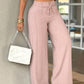 ⏳Last Day Sale Only ￡15.99!!👖💥Women's High-Waisted Straight Leg Trousers – Front seam & elastic back – Versatile, comfortable & perfect for office or casual wear ✨🌸