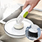 💖LAST DAY SALE 50% OFF👍Multi-functional Long-handle Liquid-filled Cleaning Brush