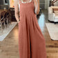 🔥BUY 2 FREE SHIPPING✈️💝Women's Sleeveless Wide Leg Jumpsuit with Pockets