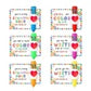 ⚡LAST DAY 50% OFF - Valentine's Day Gift 16/32 Exchange Gift for Student with Multicolor Ballpoint Pen and Cards🎨