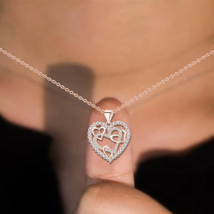 ✨Last Day Promotion 75% OFF💥👩‍❤️‍👩''Sisters of my soul & Friends of my heart''💕-Interlocking Hearts Necklace