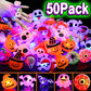 🔥🎃Spooky Season Hot Sale 50% OFF:£12.99‼️✨LED Light Halloween Glowing Ring 💍| Flashing Light‑Up Party Favor for Halloween Night👻