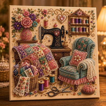 🔥HOT SALE 50% OFF🎁⚡50K+ SOLD! Almost Gone-💥✨ Cozy Hobby Rooms 3D Diamond Painting Kit