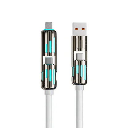 🔥2025 New Arrive🔥 -📲4-in-1 USB Charging Cable mFish fast charging MAX 240W⚡