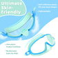 🔥LAST DAY – ONLY £9.99!!🏆#1 Bestselling🏊‍♀️HD children's large frame waterproof and anti-fog swimming goggles