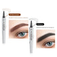⏰Last Day- Buy 1 get 1 free🔥3D Waterproof Microblading Eyebrow Pen 4 Fork Tip Tattoo Pencil