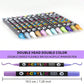 ✨️Amazing 50% Off！👩‍🎨Recommended by Painters！🌈A Must‑Have for Painting Enthusiasts!🌈Dual Tip Acrylic Paint Pen Marker