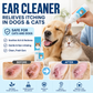 🐾 BUY 1 GET 1 FREE! 🔥 Pet Ear Cleaner – Natural plant extracts – 68K+ sold – gentle, safe for dogs & cats – helps prevent infections 🌿🐶✨
