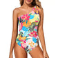 💥LAST DAY SALE 50% OFF🏖️👙One Shoulder One Piece Swimsuit For Women Tummy Control Bathing Suit