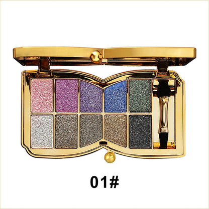 ✨10 colors glitter shimmer eyes shadow pallet