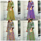 Free Shipping - Women's Print Top & Maxi Skirt Set