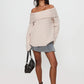 Fashion Loose Solid Color Pullover Sweater