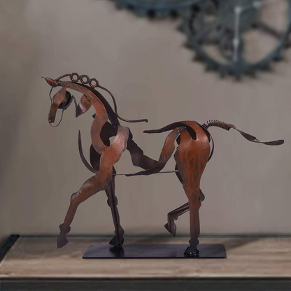 🐴Handmade Adonis Metal Horse Sculpture(🔥Buy 2 Get 15% Discount）