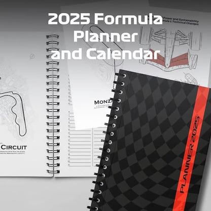 🔥🏎️2025 Formula Planner & Calendar🏁