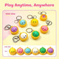 🔥🌈This Week's Special Price:£6.99‼️🎁Cute Dumpling Pressable Fidget Keychain - touch sensing light