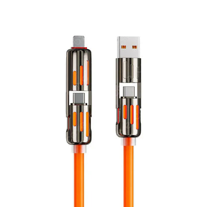 🔥2025 New Arrive🔥 -📲4-in-1 USB Charging Cable mFish fast charging MAX 240W⚡