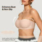 ⛱️Last Day Special Price ￡7.99!!💞Womens Strapless Bras Push Up Bandeau Bra Non Slip Wireless Supportive Padded Bras Seamless Comfortable Tube Jelly Bra🎀