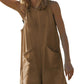 Casual Jumpsuit Stretch Sleeveless Shorts Jumpsuit