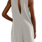 Casual Jumpsuit Stretch Sleeveless Shorts Jumpsuit