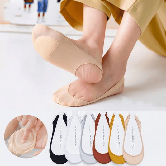 💕Buy 1 Pair Get 4 Pairs🌷Silicone Anti-Slip Invisible Socks